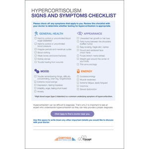Could you have hypercortisolism checklist thumbnail