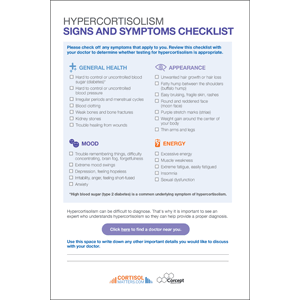 Could you have hypercortisolism checklist thumbnail
